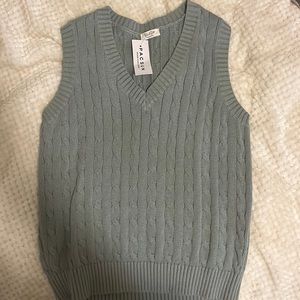 Pacsun Sage Green Sweater vest